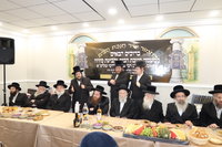 חנוכת הבית לשטיבל בעלזא במתחם הסופרים