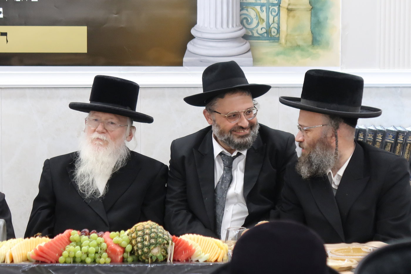 חנוכת הבית לשטיבל בעלזא במתחם הסופרים