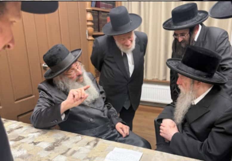 הגרא"ד דונר בביקור אצל האדמו"ר מפשעווארסק