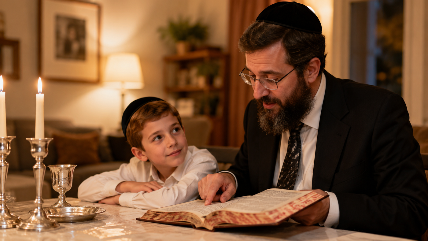 אב ובן בלימוד משותף