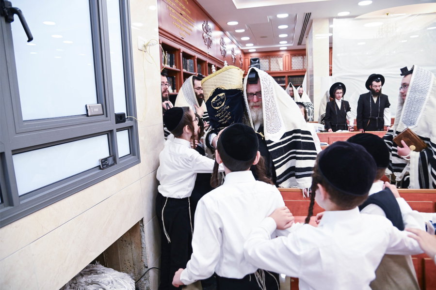 הרה"צ רבי יצחק טווערסקי בביקור בארץ