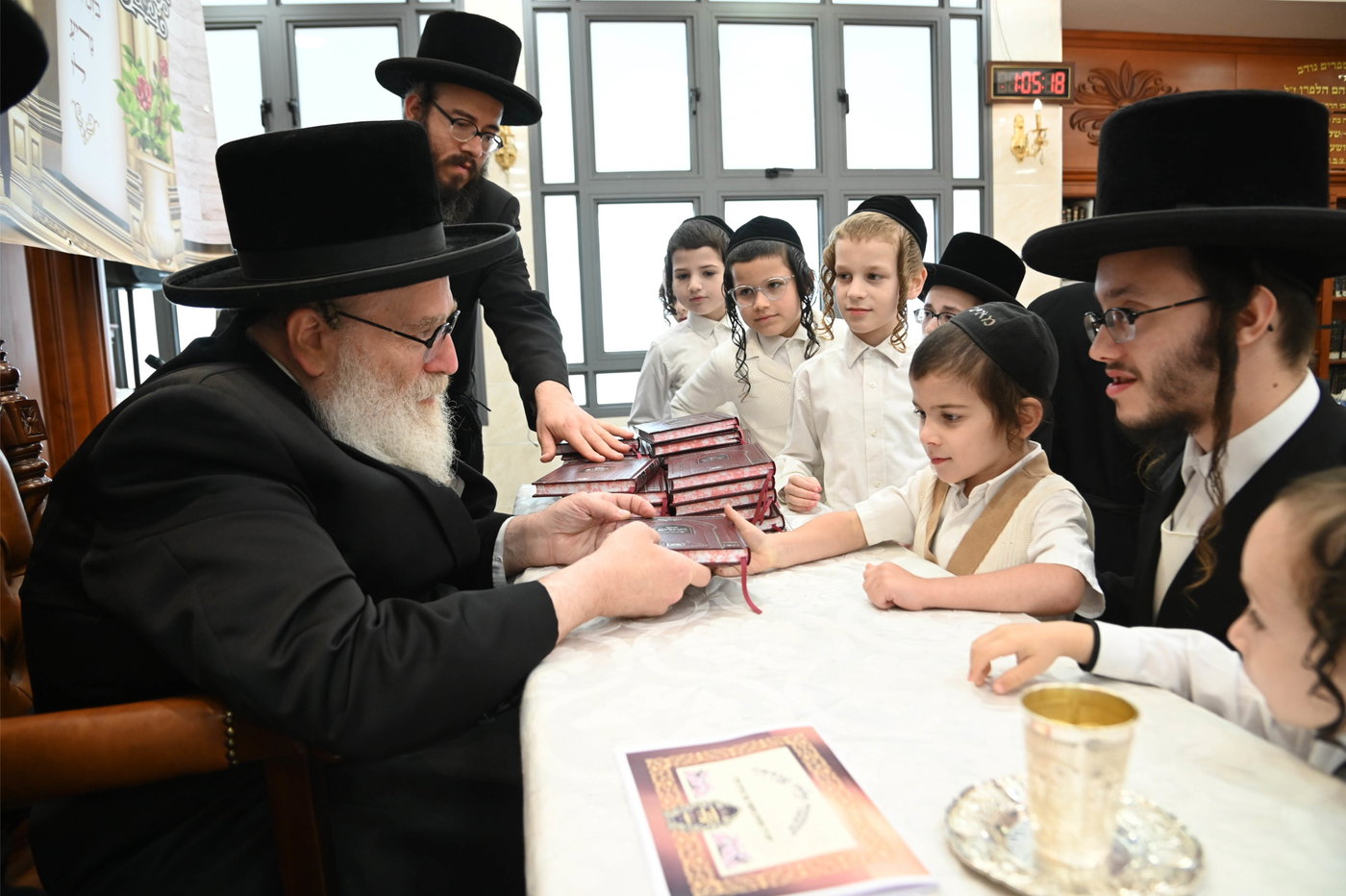 הרה"צ רבי יצחק טווערסקי בביקור בארץ