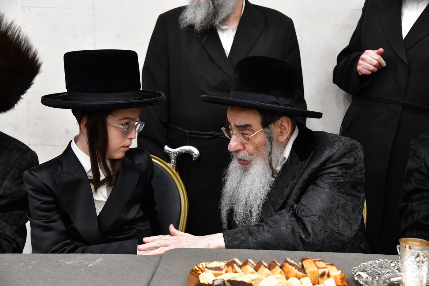 בר מצוה לנכד האדמו"ר מביאלה ישרי לב 