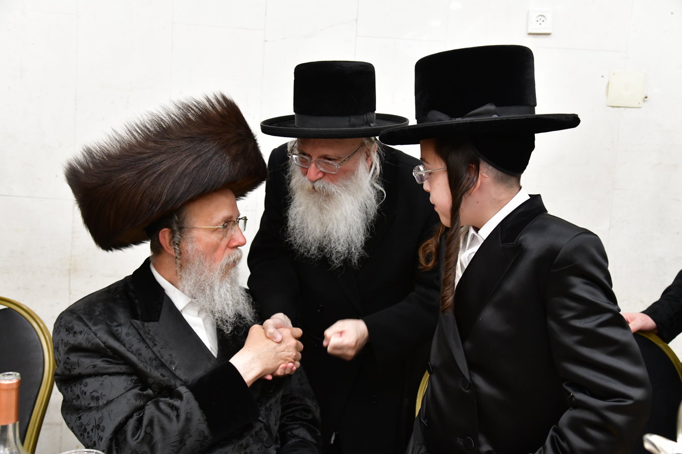 בר מצוה לנכד האדמו"ר מביאלה ישרי לב 