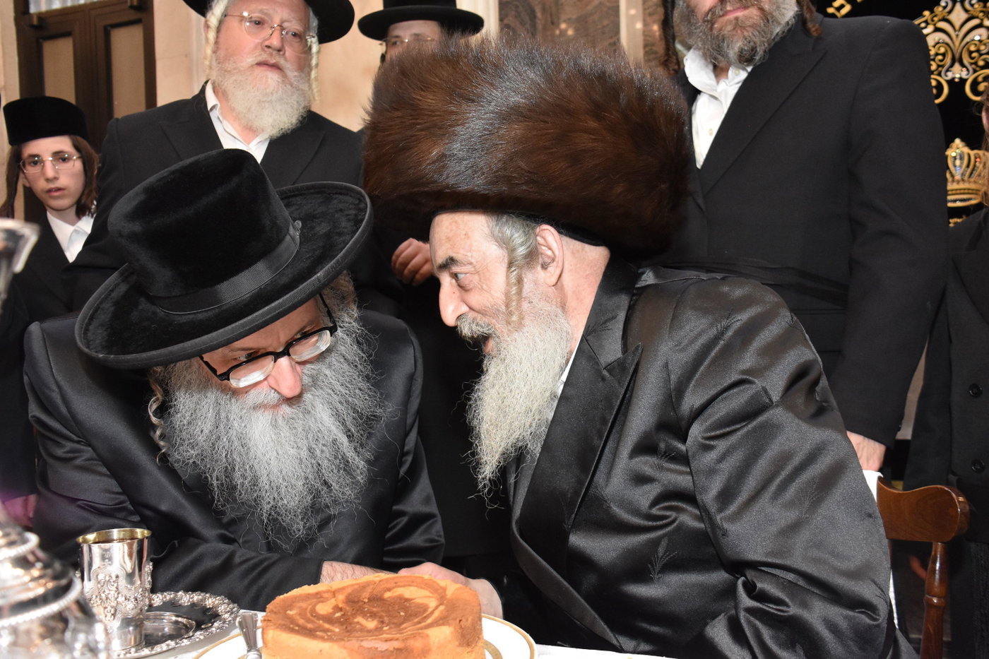 שמחת בר המצווה לנכד האדמו"ר מלעלוב
