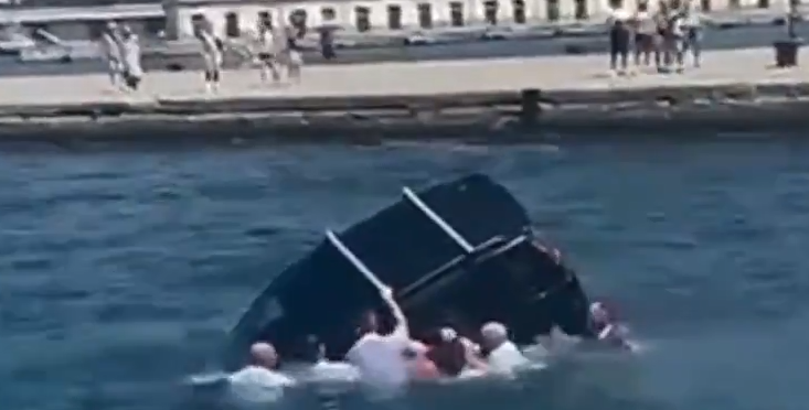 6 גיבורים, ומכונית אחת: הדרמה בנמל איטליה שקרעה את הרשת
