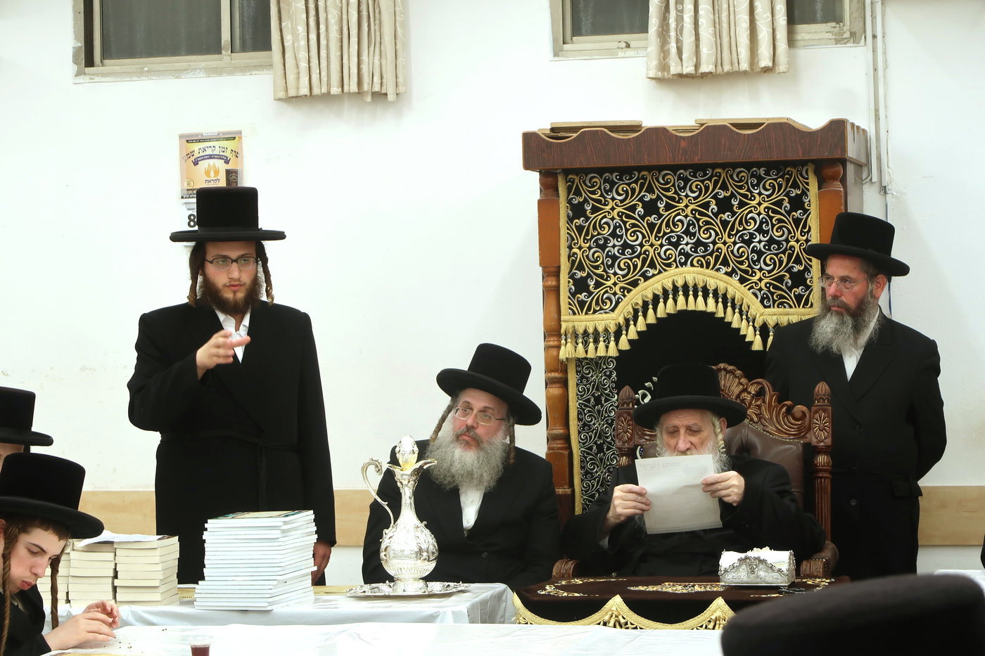 יא"צ של הגרא"מ רוטנר זצ"ל אצל חתנו האדמו"ר מטשארנאביל