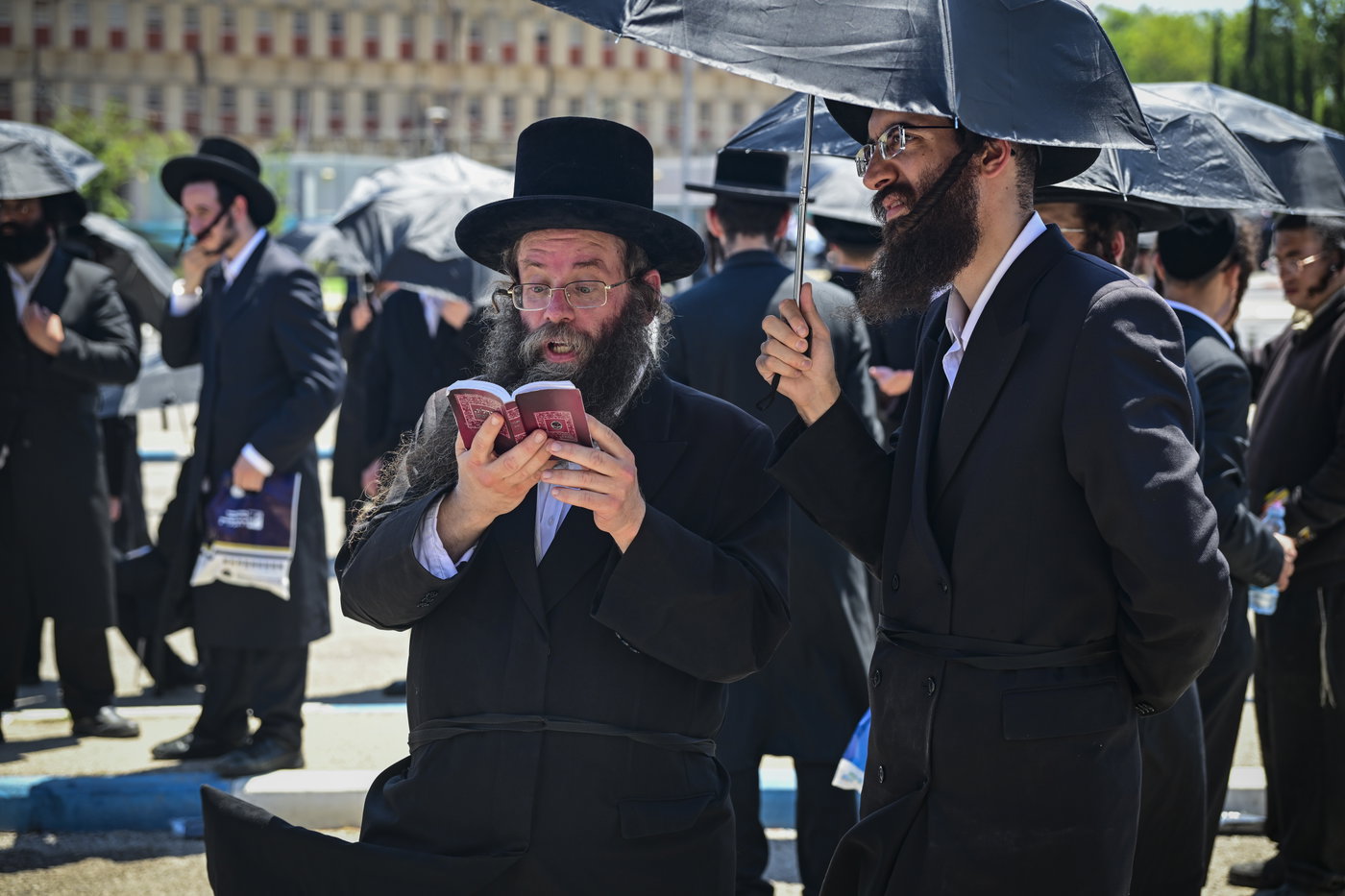 הפגנה מול לשכת הגיוס בתל השומר