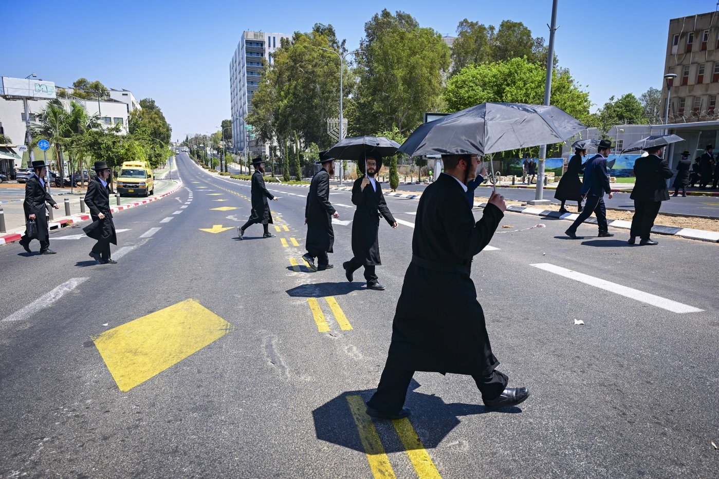 הפגנה מול לשכת הגיוס בתל השומר