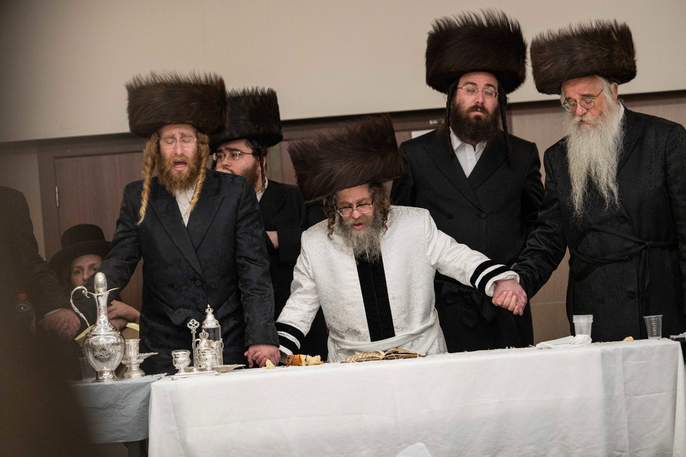 האדמו"ר מקרעטשניף סיגעט בביקור באנטווערפן 