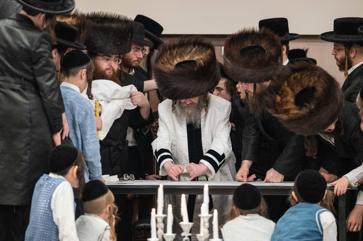 האדמו"ר מקרעטשניף סיגעט בביקור באנטווערפן 