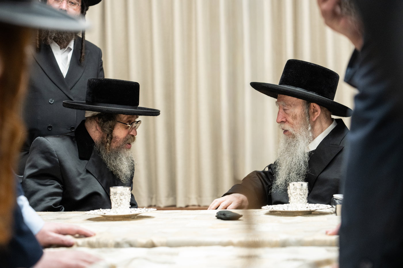 האדמו"ר מקרעטשניף סיגעט בביקור באנטווערפן 