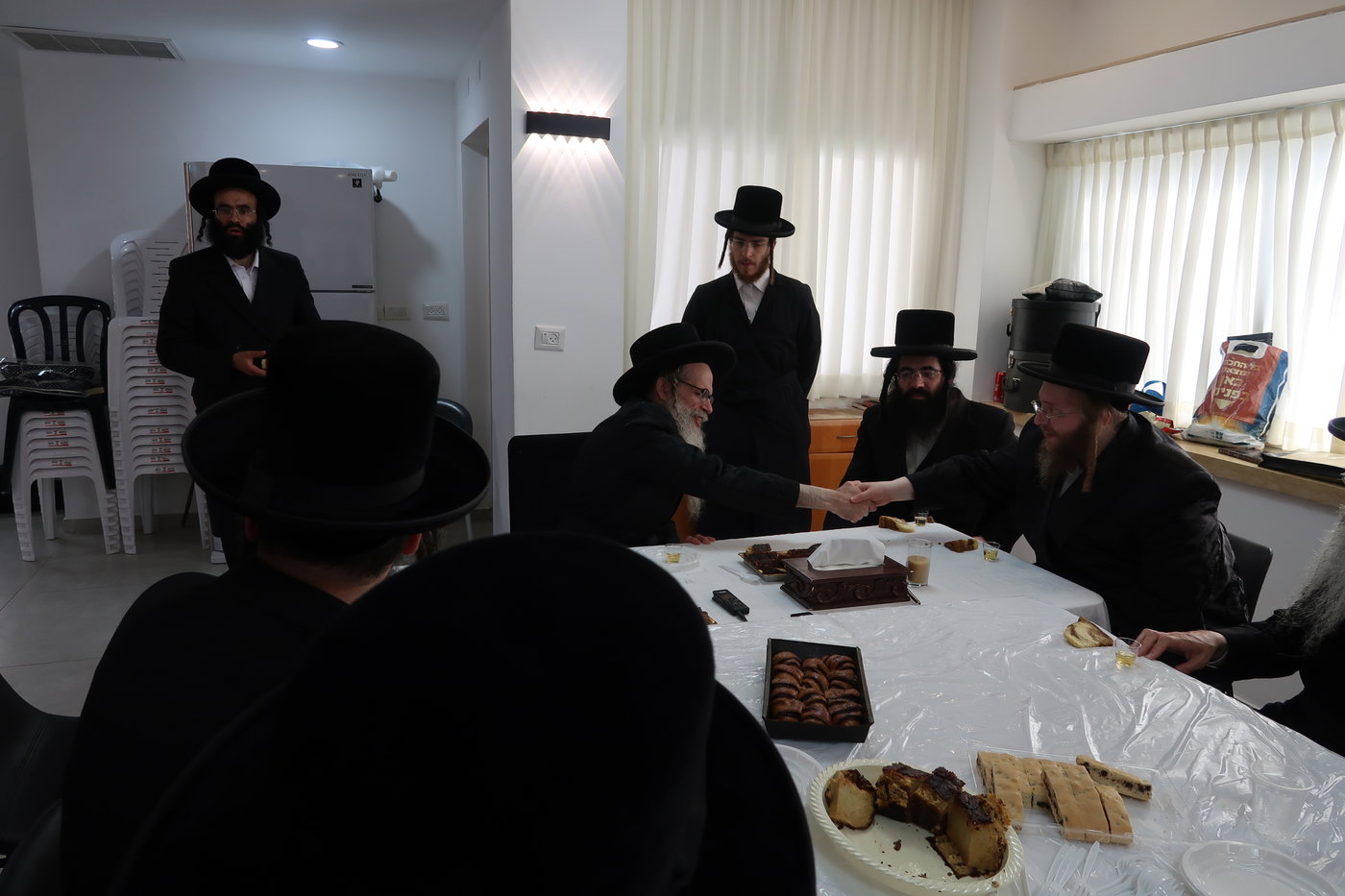 האדמו"ר מצאנז זוועהיל בביקור בארץ