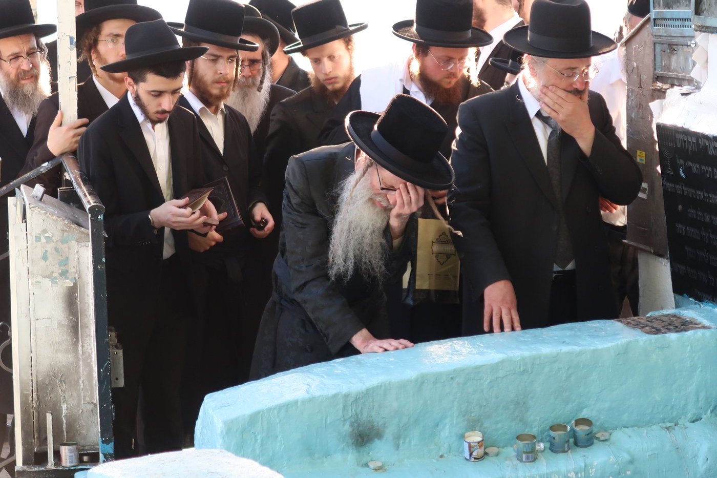 האדמו"ר מצאנז זוועהיל בביקור בארץ