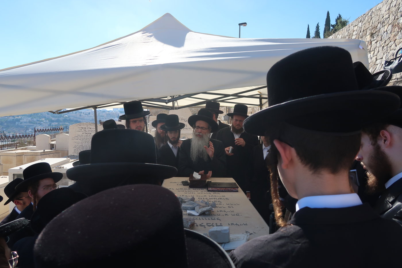 האדמו"ר מצאנז זוועהיל בביקור בארץ