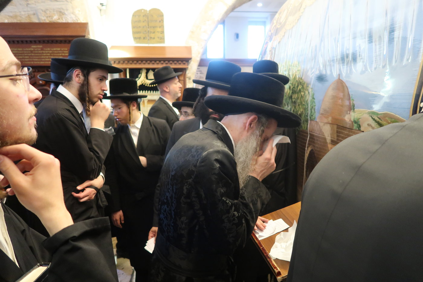 האדמו"ר מצאנז זוועהיל בביקור בארץ