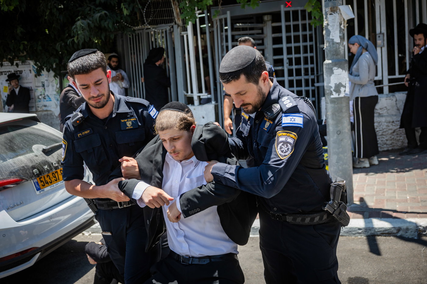 הפגנה מול לשכת הגיוס בירושלים