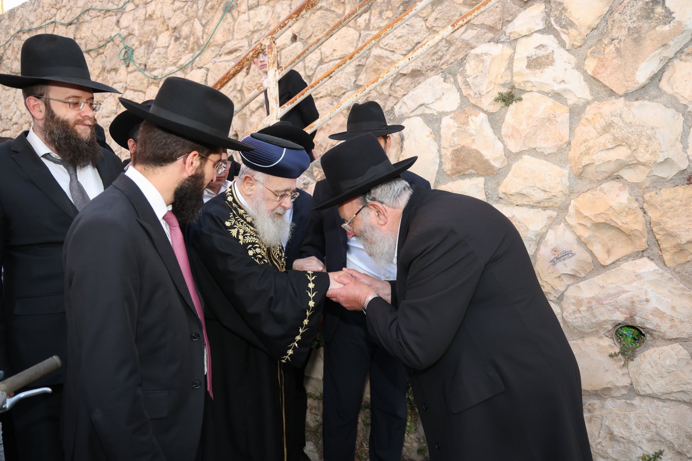 הראשל"צ הגר"י יוסף בביקור ברמות
