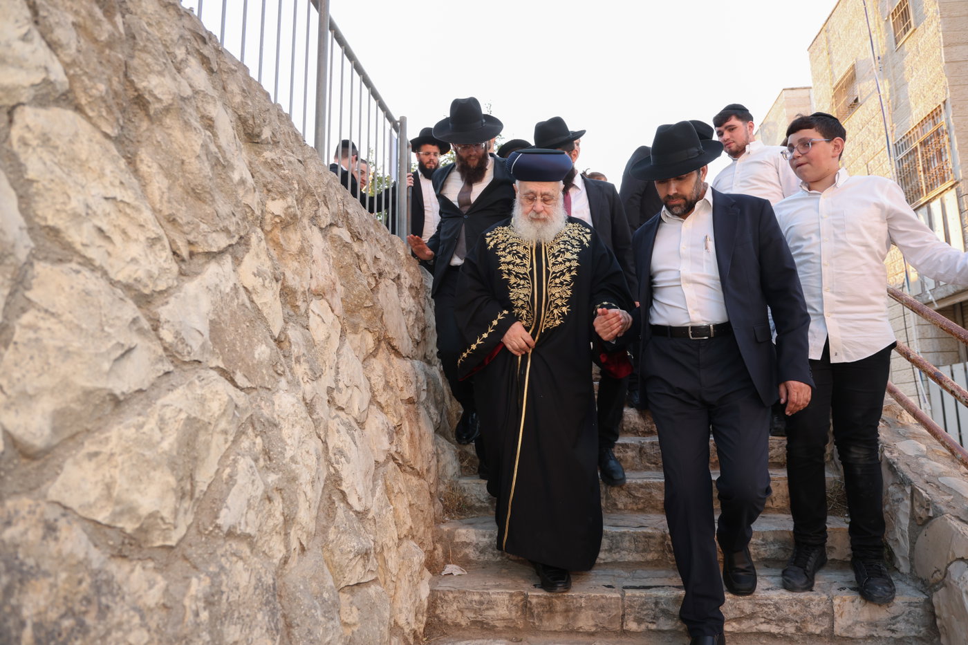 הראשל"צ הגר"י יוסף בביקור ברמות