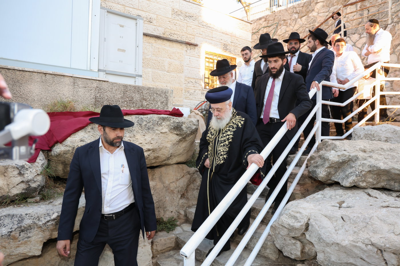 הראשל"צ הגר"י יוסף בביקור ברמות