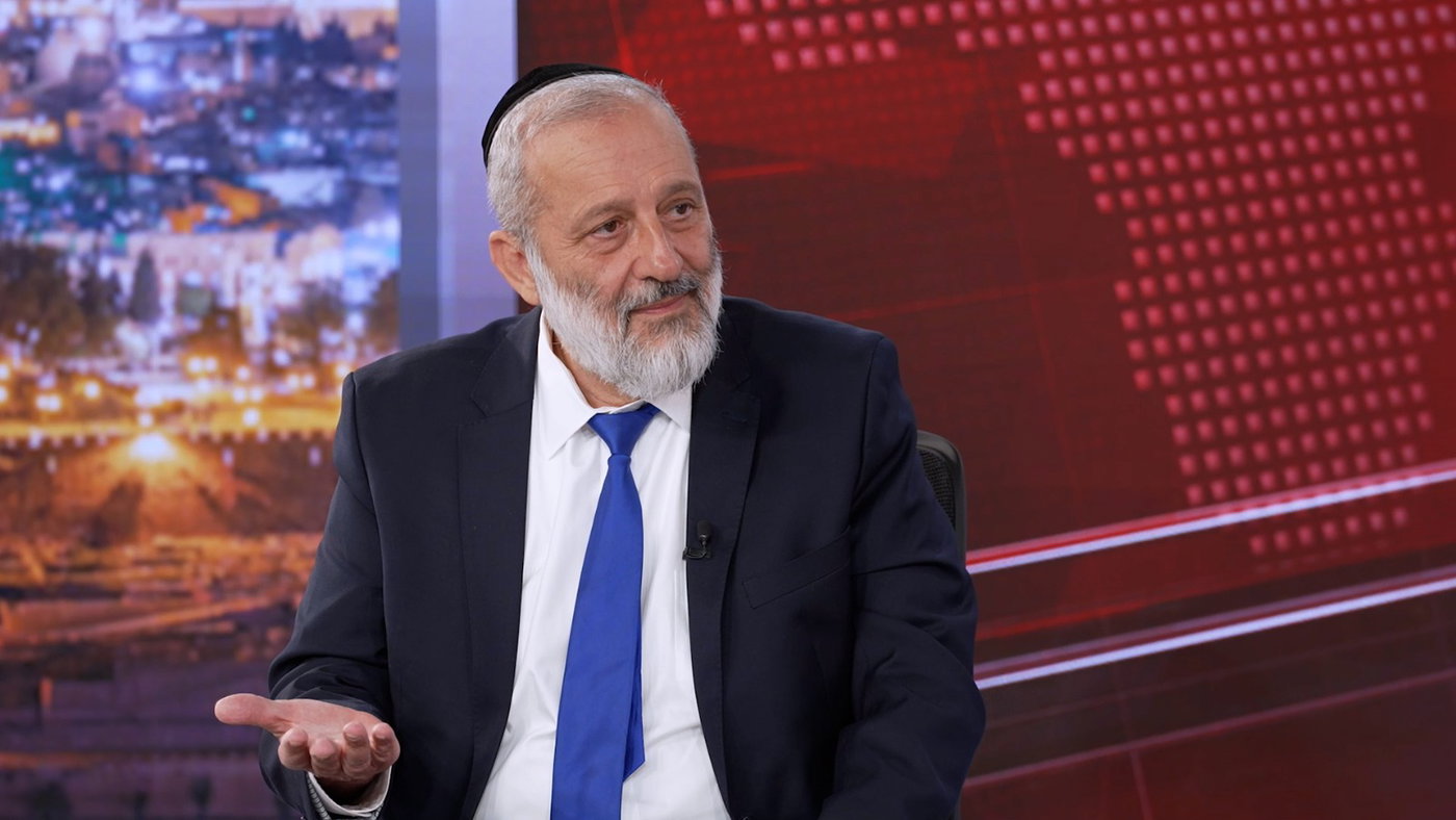 יו"ר ש"ס אריה דרעי בריאיון באולפן 'כיכר השבת'