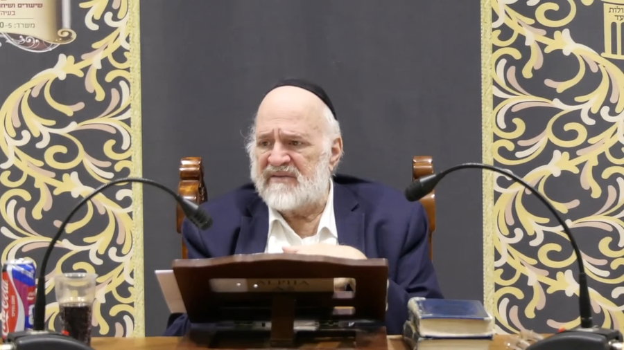 המגיד הליטאי הרב ברוך רוזנבלום בשיעור לפרשת דברים - שבת חזון