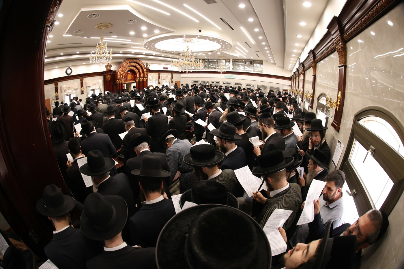 עצרת התעוררות ציפייה לגאולה בראשות האדמו"ר מדינוב