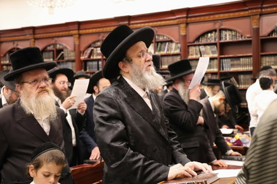 עצרת התעוררות ציפייה לגאולה בראשות האדמו"ר מדינוב