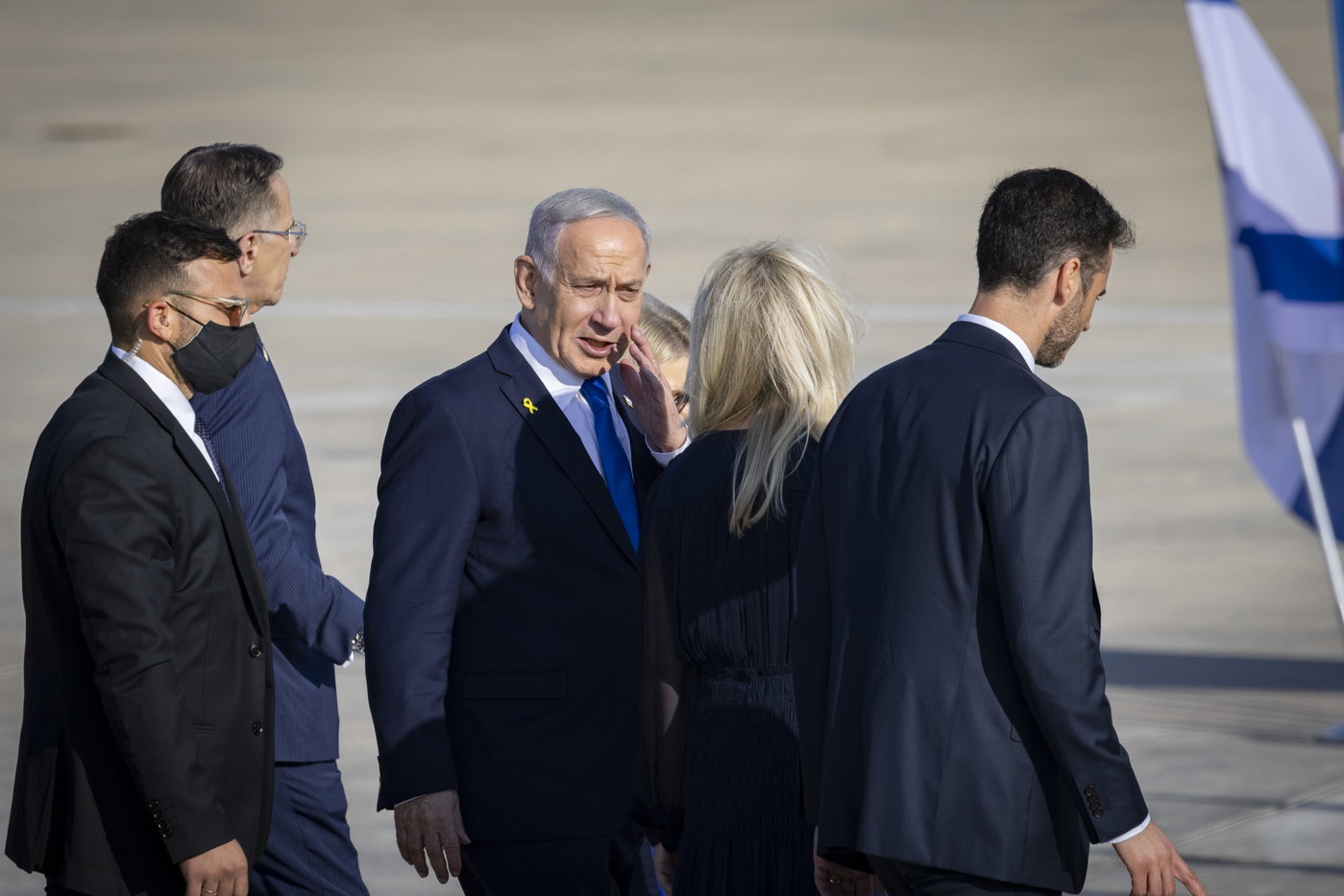 נתניהו בנתב"ג | ארכיון
