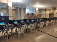 מחשבי ועדת הבחירות בבנין הכנסת