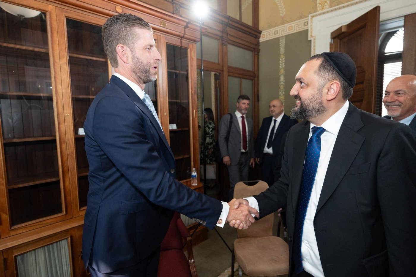 אריק טראמפ נפגש עם הרב מבאקו: "אזרבייג'ן היא ידידתנו, ישראל - בת בריתנו"