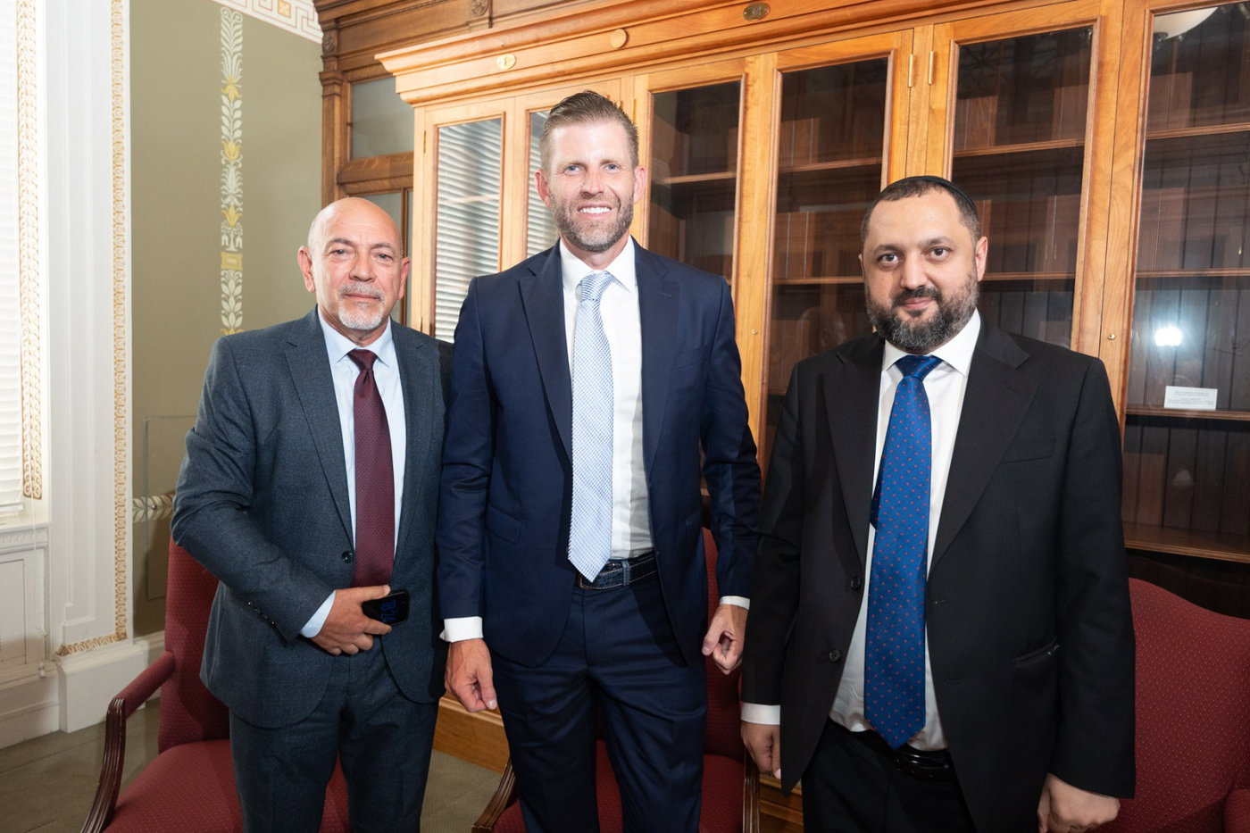 אריק טראמפ נפגש עם הרב מבאקו: "אזרבייג'ן היא ידידתנו, ישראל - בת בריתנו"