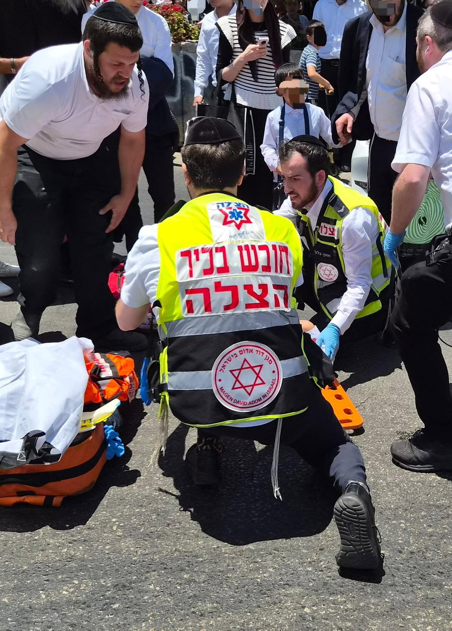בני ברק: ילד בן 7 נפגע מרכב ופונה במצב בינוני לבי"ח