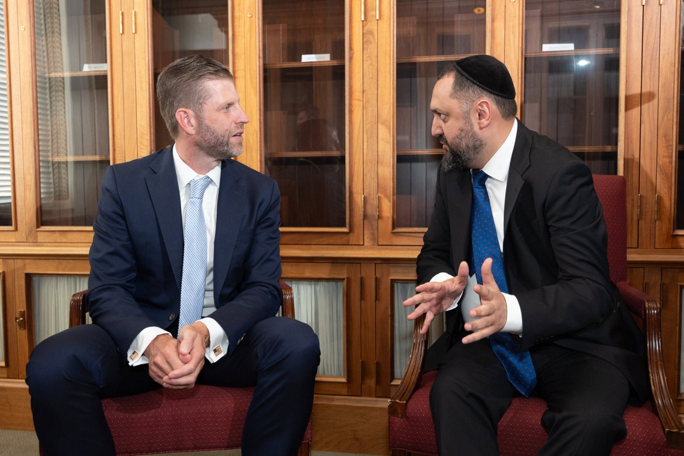 אריק טראמפ נפגש עם הרב מבאקו: "אזרבייג'ן היא ידידתנו, ישראל - בת בריתנו"
