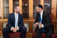 אריק טראמפ נפגש עם הרב מבאקו: "אזרבייג'ן היא ידידתנו, ישראל - בת בריתנו"