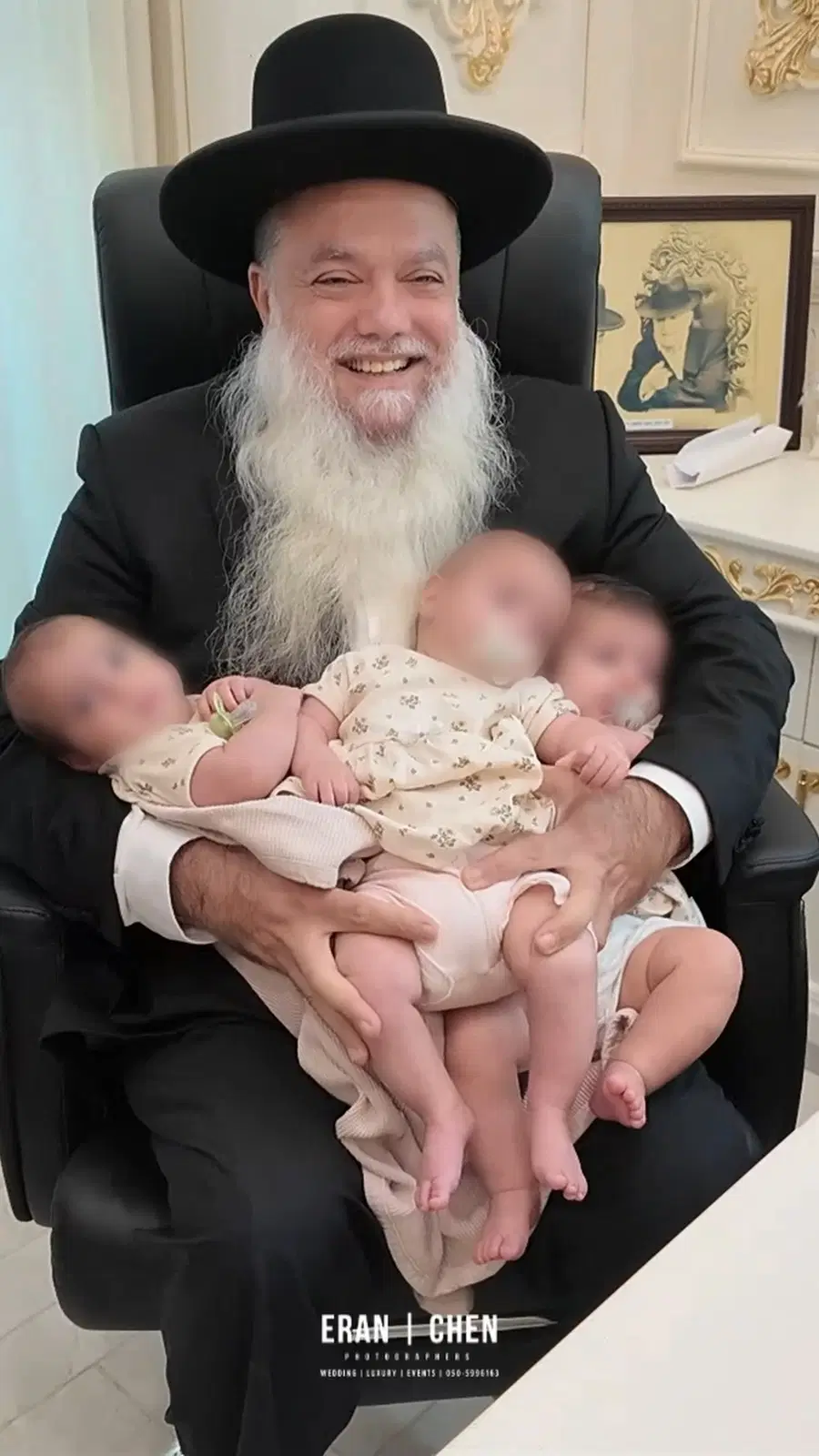 המפגש המרגש של הרב יגאל כהן עם התינוקות וההורים