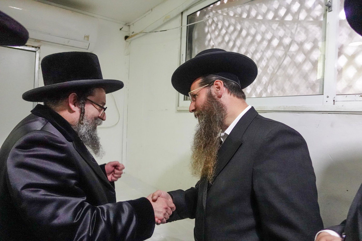 האמו"ר מסקולען ירושלים בשיעור בעמנואל 