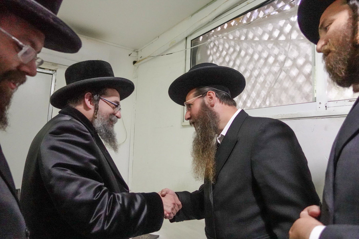 האמו"ר מסקולען ירושלים בשיעור בעמנואל 