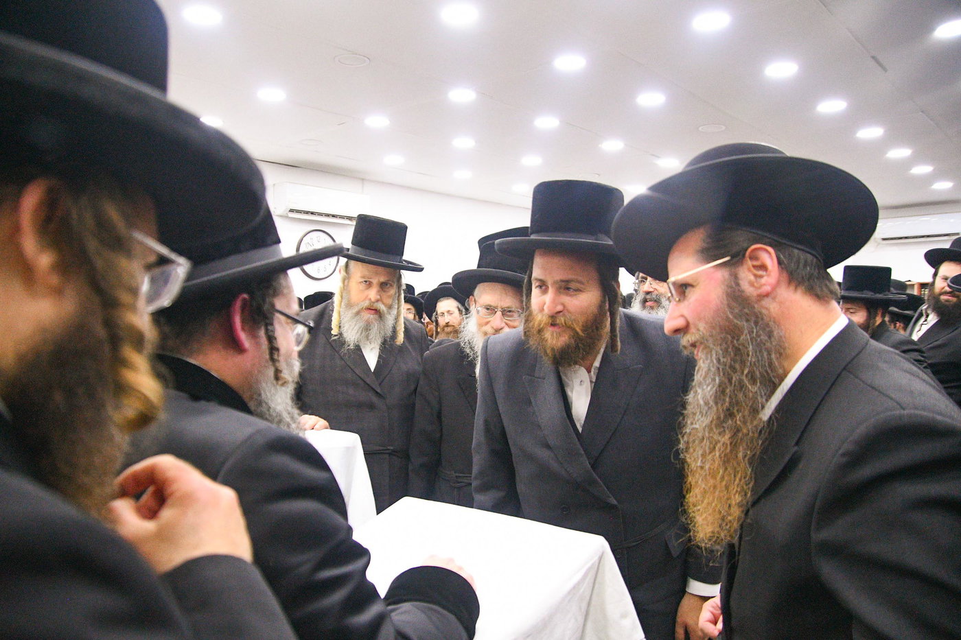 האמו"ר מסקולען ירושלים בשיעור בעמנואל 