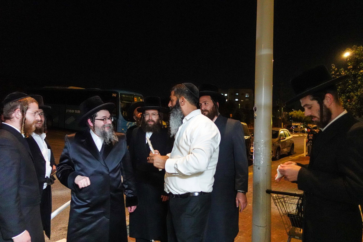 האמו"ר מסקולען ירושלים בשיעור בעמנואל 