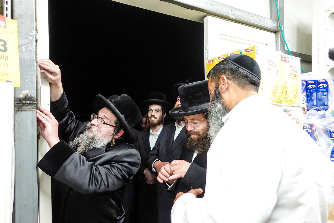 האמו"ר מסקולען ירושלים בשיעור בעמנואל 
