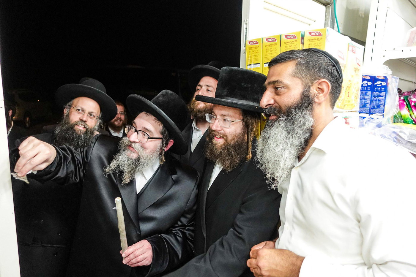 האמו"ר מסקולען ירושלים בשיעור בעמנואל 