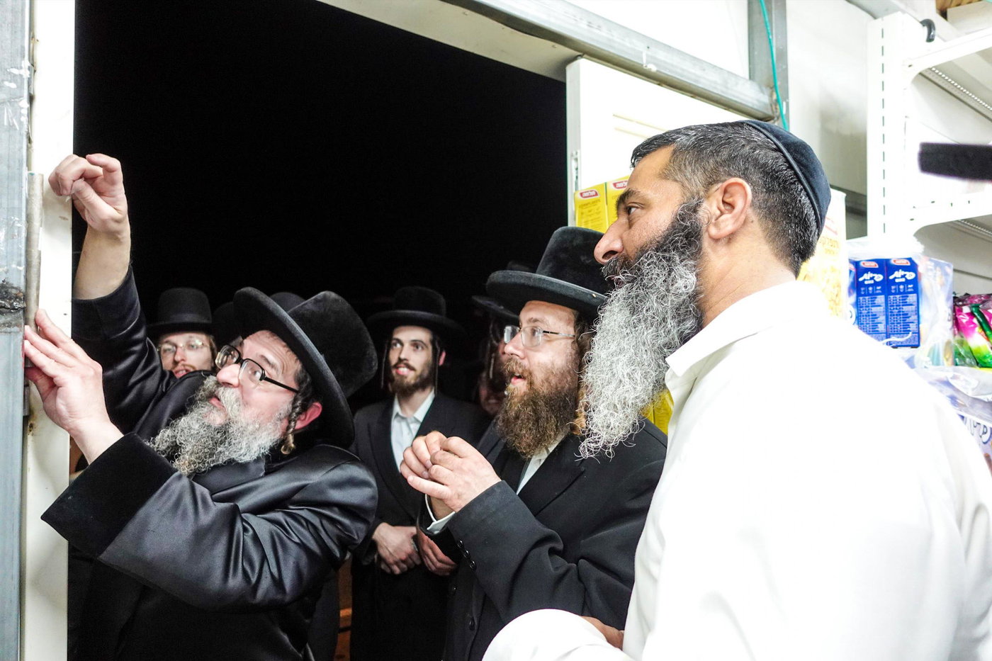 האמו"ר מסקולען ירושלים בשיעור בעמנואל 