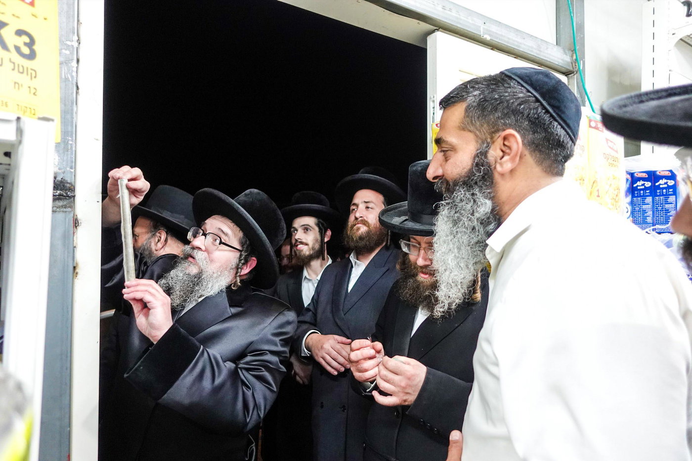 האמו"ר מסקולען ירושלים בשיעור בעמנואל 