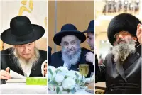 הגרצ"מ זילברברג - הגר"מ צדקה - הגר"ד סגל