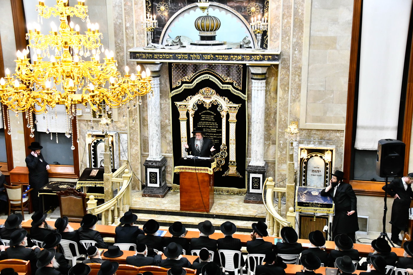 האדמו"ר משבט הלוי בשיחת הדרכה