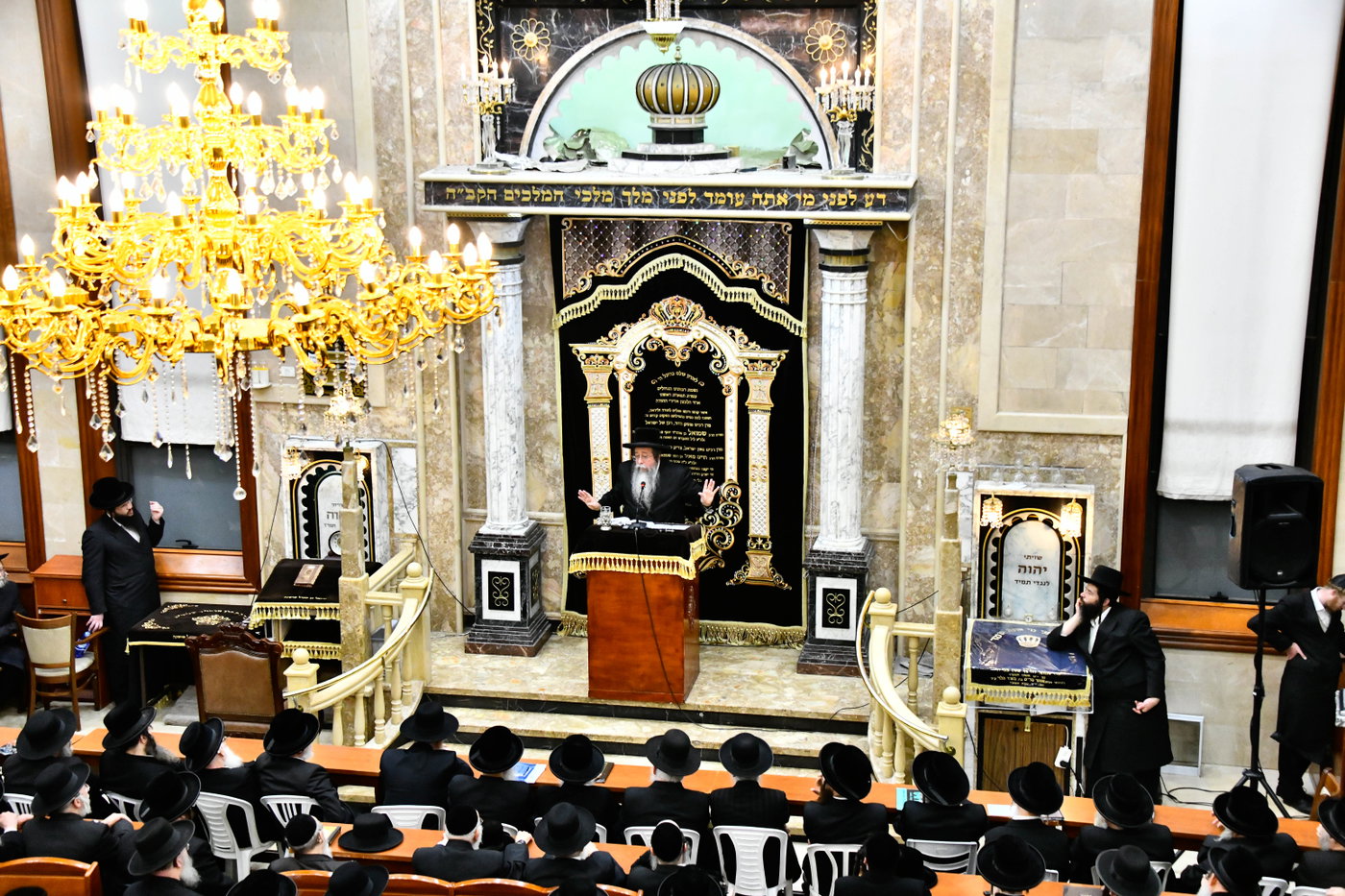 האדמו"ר משבט הלוי בשיחת הדרכה