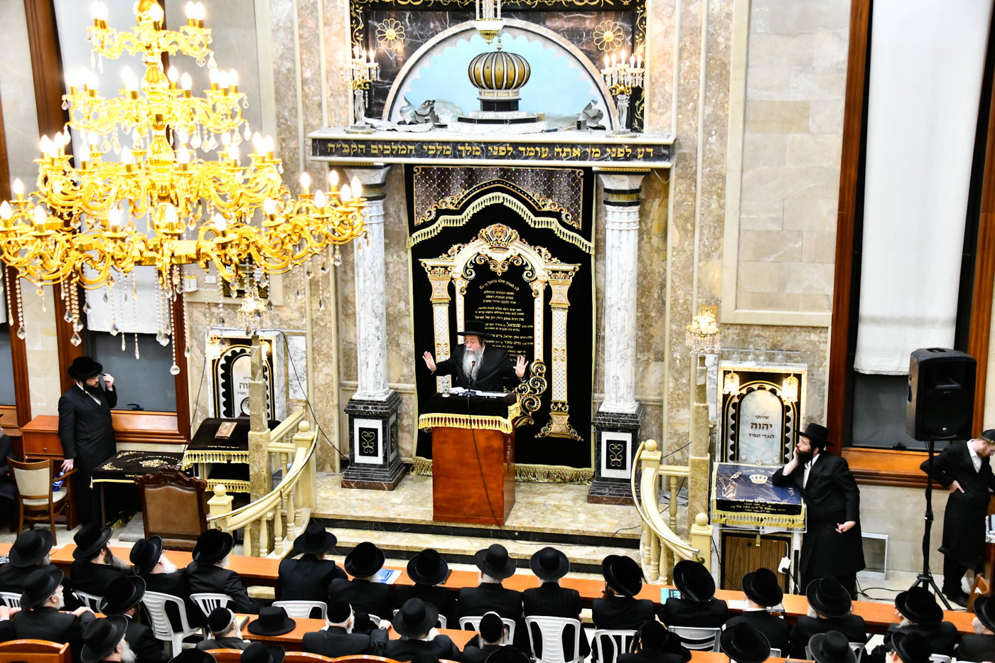 האדמו"ר משבט הלוי בשיחת הדרכה