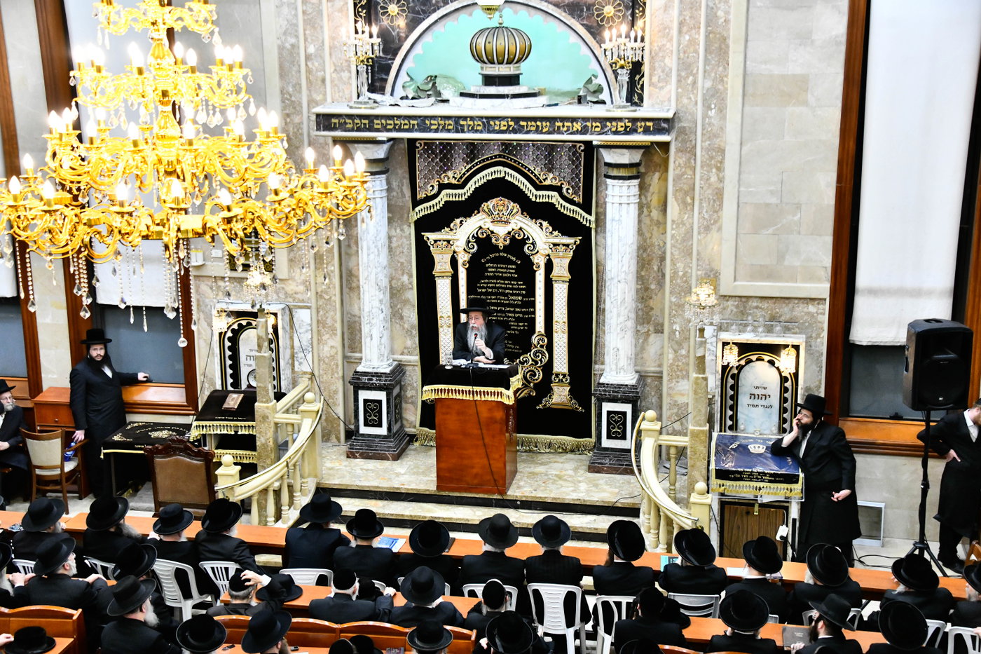 האדמו"ר משבט הלוי בשיחת הדרכה