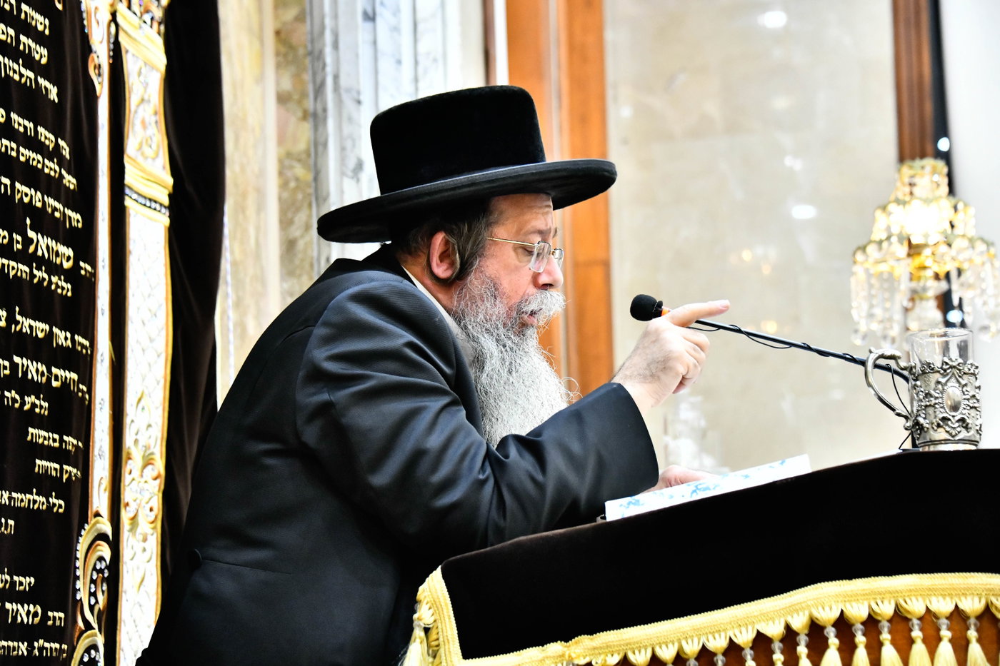 האדמו"ר משבט הלוי בשיחת הדרכה
